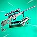 Azlink Gun Keychain Pendant For Pubg Player Bartley Bolt-Action Sniper Rifle Legendary Guns Toys Heavy Shotgun Model Alloy Metal Sniper Rifle Keychain Game Party Supplies Collection Gift