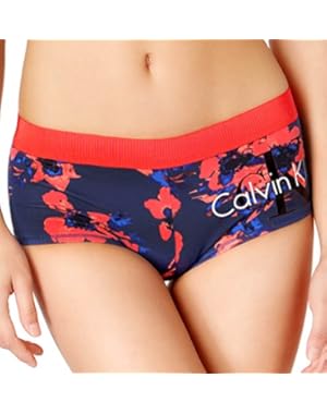 Womens Floral Print Hipster Boyshort Panty Multi S