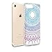 iPhone 6 Plus Case,iPhone 6s Plus Case, LUOLNH Totem Series Mandala TPU Silicone Skin Case Cover Phone Case Case Bumper for iPhone 6(6s) Plus (5.5 inch)(Blue/Purple)