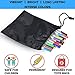Heavy Duty Thick Canvas Tote Bags(6 Pack) with Bottom Gusset 16 x 14 x 4 inch Durable 12oz Eco-Friendly Shopping Bag, Crafting Bag, Washable Reusable Bag - BONUS 20 Fabric markers for Decorating