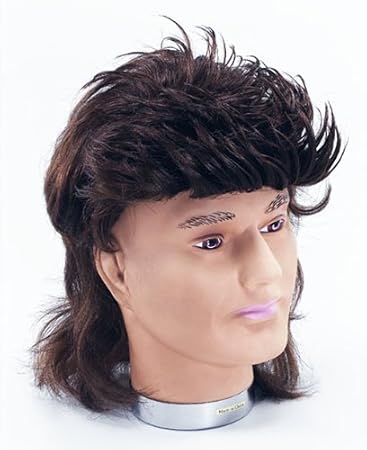 Buy Brown Mullet Wig 80s Pop Star George Michael Wham Hill Billy