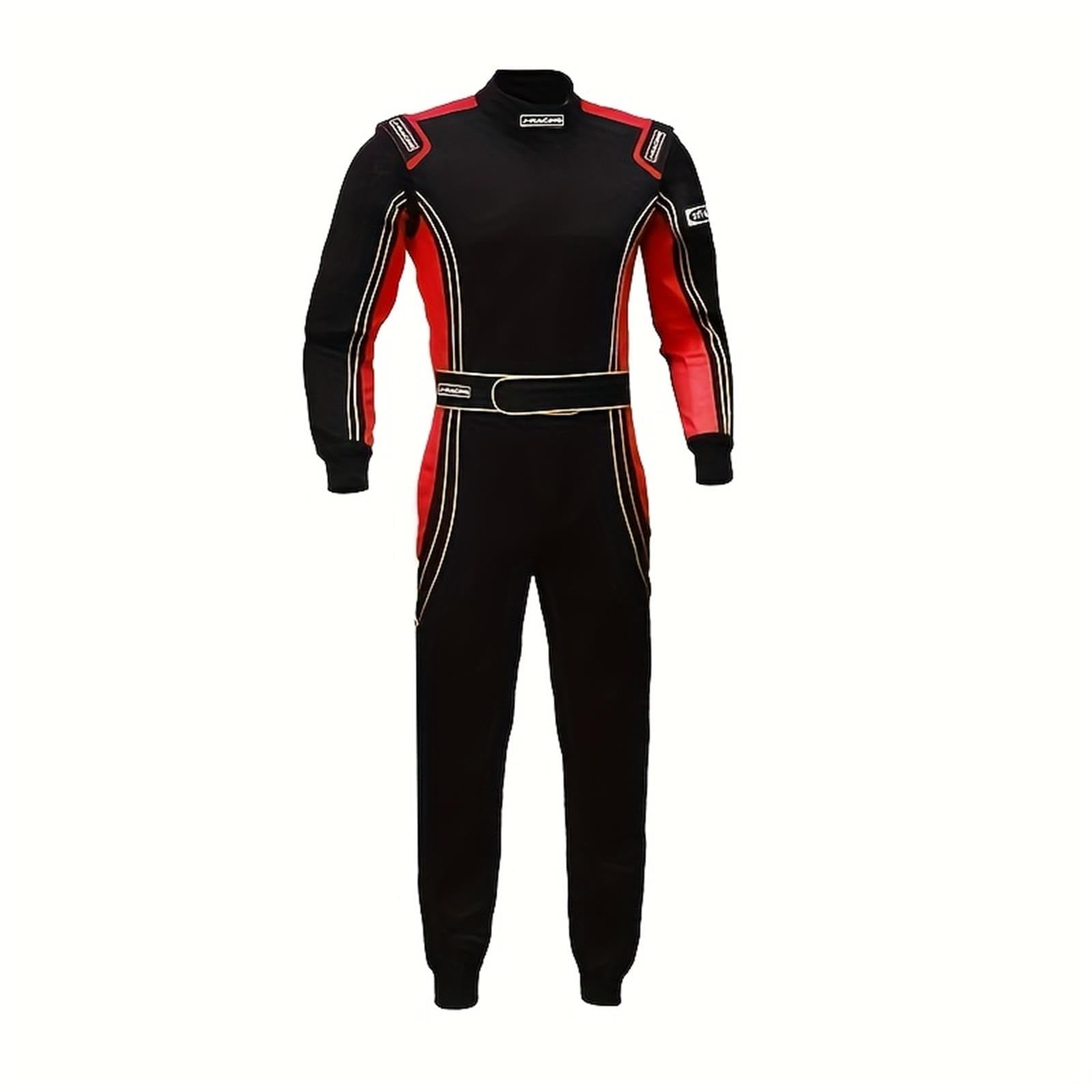 Photo 1 of Geek Home One-piece Race Gear Racing Suit Karting/Race/Rally Go Kart Racing Suit Auto Racing Fire Suit SFI 3.2A/1?Black Red,M?