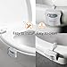Toilet Night Light, Chunuo Motion Activated Bathroom Toilet Bowl Light, 8 Colors Changing LED Sensor Night Lamp for Any Toilet