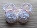Crochet Booties with a Large Flower for a Baby Girl 3-6 months