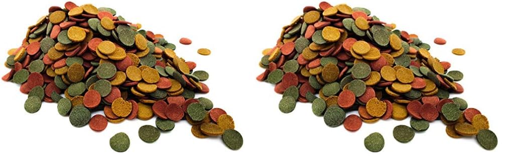 Heron's Pet World HERONS - Algae Wafer Mix - 16 mm Sinking Wafers with Spirulina - For All Bottom Feeding Fish - With Vitamins and Minerals - Enhance Colour and Improves Digestion - 50 Grams