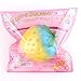 Coogam Large Rainbow Strawberry Jumbo Squishy Super Slow Rising Big Squishies Squeeze Fruit Stress Stretch Cream Scented Slow Rising Fidget Toys Gifts for Kids and Adults (4.5 Inch)