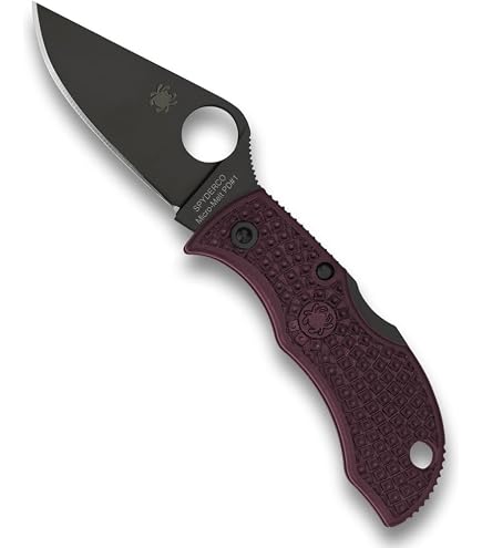 Amazon.com: Spyderco Ladybug 3 Folding Pocket Knife, PlainEdge