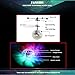 FANSIDI Flying Ball Toys, Crystal Flashing RC Toys - 2018 Newest Version Helicopter Ball Drone with Colorful LED Shinning Lights, Best Gifts Idea for Girls and Boys Remote Control Included