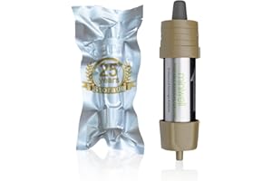 Miniwell L630 Portable Water Filter with Upgraded Vacuum Packaging - 25 Year Storage, Long Lasting and Versatile Usage Option