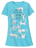 Nightshirt All Cotton Every Life Should Have Nine Cats