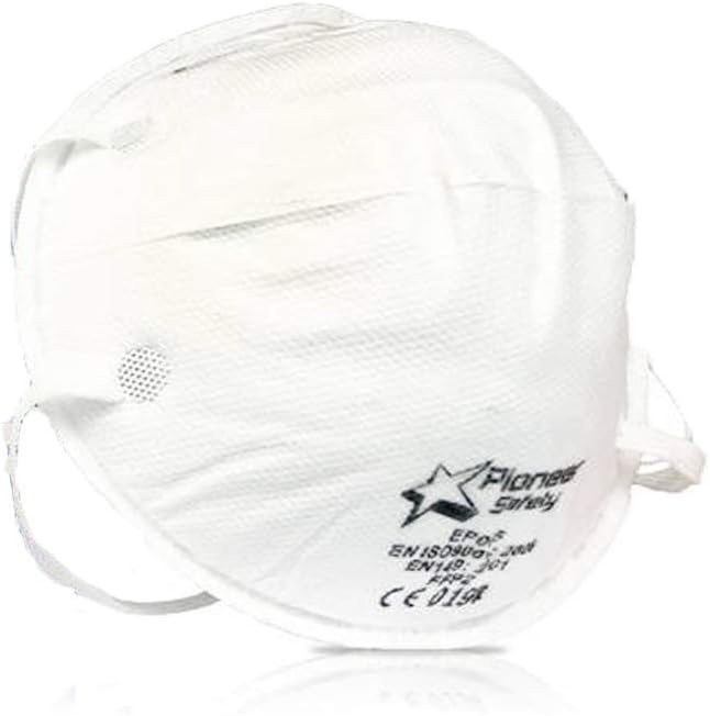 20PCS 3M Disposable Anti-Pollution Mask N95 Mask, Headband Round Respirator Mask, with FFP2 Filter Layers, Anti Influenza Protection