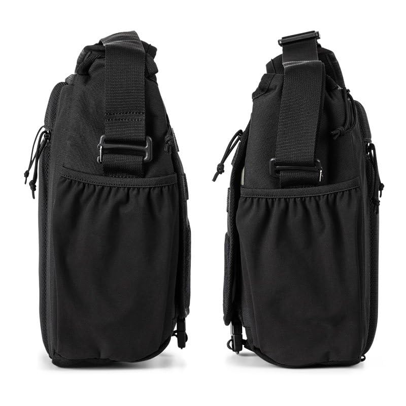 5.11 Tactical Unisex Overwatch Messenger Bag, Shoulder Strap Laptop Carrying Case, 18 Liter Capacity, Style 56648ABR, Black