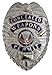 Nickel Silver Undercover Concealed Weapons License Permit Badge Shield