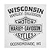 Harley-Davidson Men's Vintage Whitewall Sleeveless Muscle Tee, Solid White