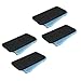HQRP 4-Pack Coarse and Fine Pre-Filter Pads Compatible with Sunterra 320106 337106 Pond Pump Pre-Filter Box, Blue and Black Sponge Filters Replacement