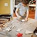 Colovis 30 Pcs Unfinished Christmas Wooden Ornaments,Christmas Tree Ornaments Natural Wood Slices for Kids Art Crafts Gift Decoration