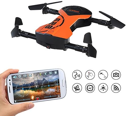 RC Quadcopter Remote Drone with Camera 628 FPV RC Helicopters with App Voice Control HD WIFI Camera