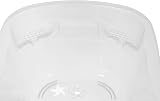 Simpahome 50L Large Clear Baby Bath Tub with Integrated Plug Hole view 4