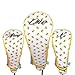 LilyBeth GOLF Head Covers, Yellow Bumble Bee