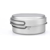 Keith Titanium Ti6017 2-Piece Pot and Pan Cook Set - 2.05 L