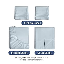 Cal King Size 4 Piece Sheet Set - Comfy Breathable