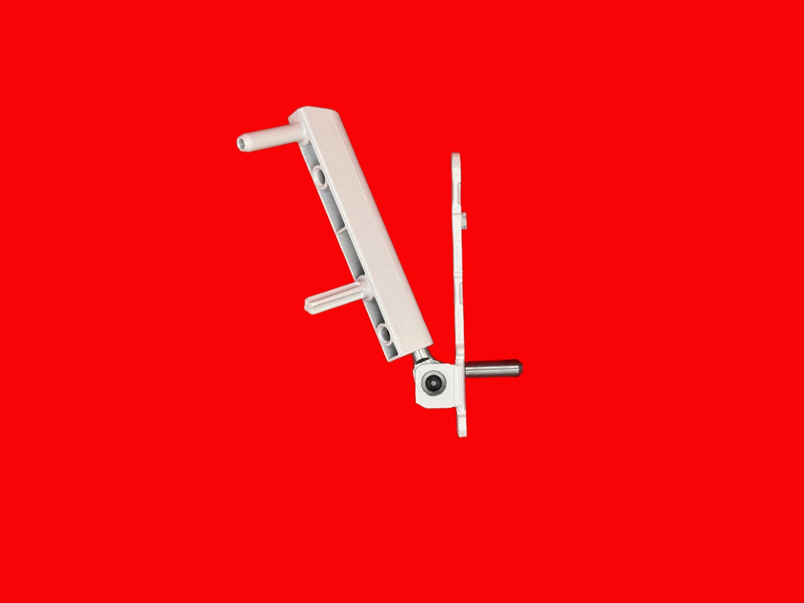 Roto Repair Corner Bearing Corner Tape Wood/PVC Window Pin Spacing 55 mm (White Coated)