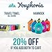 Youphoria Microfiber Travel Towel Fast Drying Lightweight - Quick Dry Towel for Camping, Beach, Backpacking, Hiking, & Sport