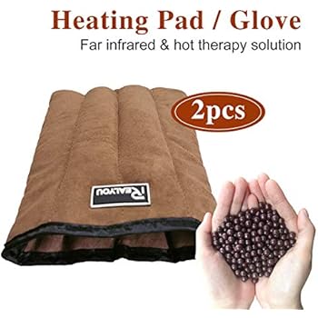 Therapy Heating Pad, Arthritis Pain Relief Glove - Microwavable Infrared Long Lasting Heat Mittens/Gloves for Arthritis Stiff and Natural Joint Pain Relief - Relieve for Carpal Arthritis - No Scented