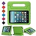 BMOUO Kids Case for Fire 7 2017 - Light Weight Shock Proof Convertible Handle Stand Kids Case for Fire 7 Tablet (7th Generation, 2017 Release), Green
