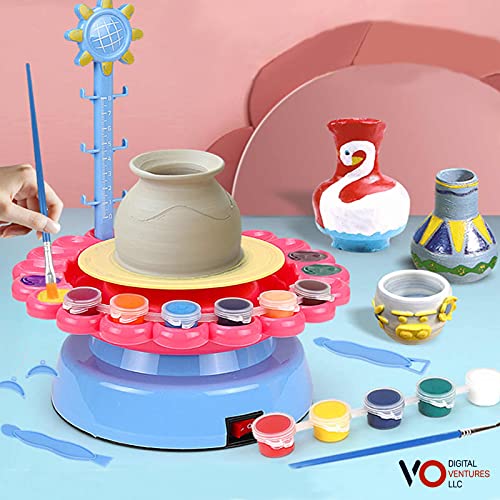 Complete Pottery Wheel Set, Pottery Station for Beginner, Includes