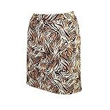 Monterey Club Ladies Stretchable Tiger Print Satin Skort #2878