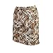 Monterey Club Ladies Stretchable Tiger Print Satin Skort #2878