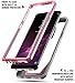 Galaxy S9 Case, Poetic Guardian [Scratch Resistant Back] [360 Degree Protection] Full-Body Rugged Clear Hybrid Bumper Case with Built-in-Screen Protector for Samsung Galaxy S9 Pink