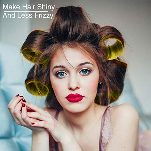 Hair Rollers Set, Self Grip Jumbo Hair Rollers Curlers,Salon Hair