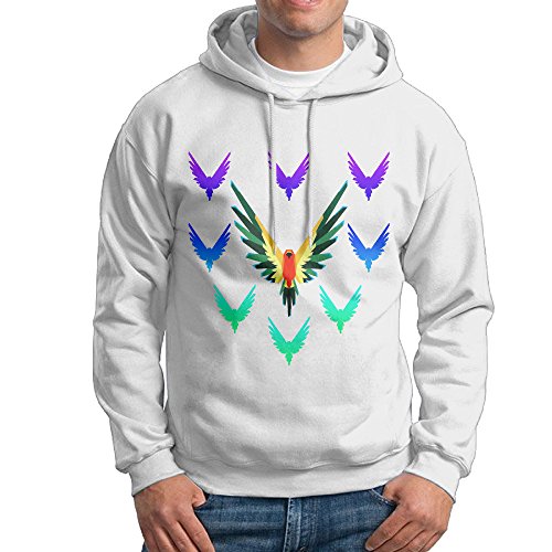 Maverick Design Mens Custom Hoodies Logan Pauls Parrot Logo Sport