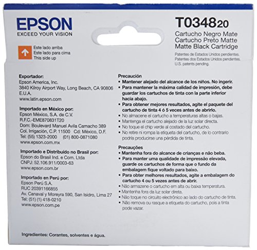 Epson T034820 Matte Black Ink Cartridge