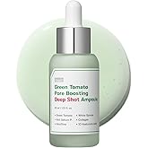 SUNGBOON EDITOR Green Tomato Volufiline Pore Boosting Deep Shot Ampoule - Pore Minimizing & Skin Tightening Serum with Collagen & Hyaluronic Acid Korean Skincare 1.01 Fl Oz