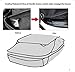 FabSelection Car Roof Bag Rooftop Cargo Carrier 30 Cubic Feet Water-Resistance Soft Cargo Bag Works on Vehicles with Side Rails, Cross Bars or No Rack Made with 600 D Oxford Cloth for Travel - Large