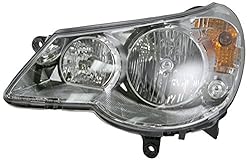 TRQ 2 Piece Headlight Assembly Set Driver