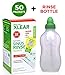 Xlear Natural Xylitol Sinus Rinse Refill, Neti Pot Saline Packets - Nose Cleaner for Fast Pressure and Congestion Relief, Works with Most Nasal Irrigation Systems, 50 Count and 1 Rinse Bottle
