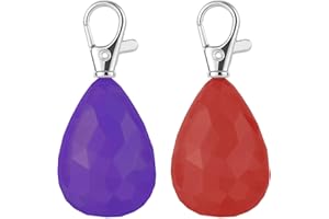 Novkin 2-Pack Rechargeable Dog Light, Dog Collar Light,Waterproof,3 Modes LED Dog Safety Lights,Multiple Color Options,Clip O