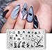 BORN PRETTY Nail Art Stamping Template Halloween Theme Design Image Plate for Manicuring Print DIY Tool BP-L031