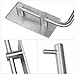 HOMEIDEAS Self Adhesive Toilet Paper Roll Holder brushed nickel Stick On Sticky Tissue Roll Hanger SUS304 Stainless Steel Bathroom Towel Dispenser