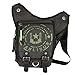 Vanlison Crossbody Bag - Messenger Bag and Shoulder Bag for Men - Black Satchel