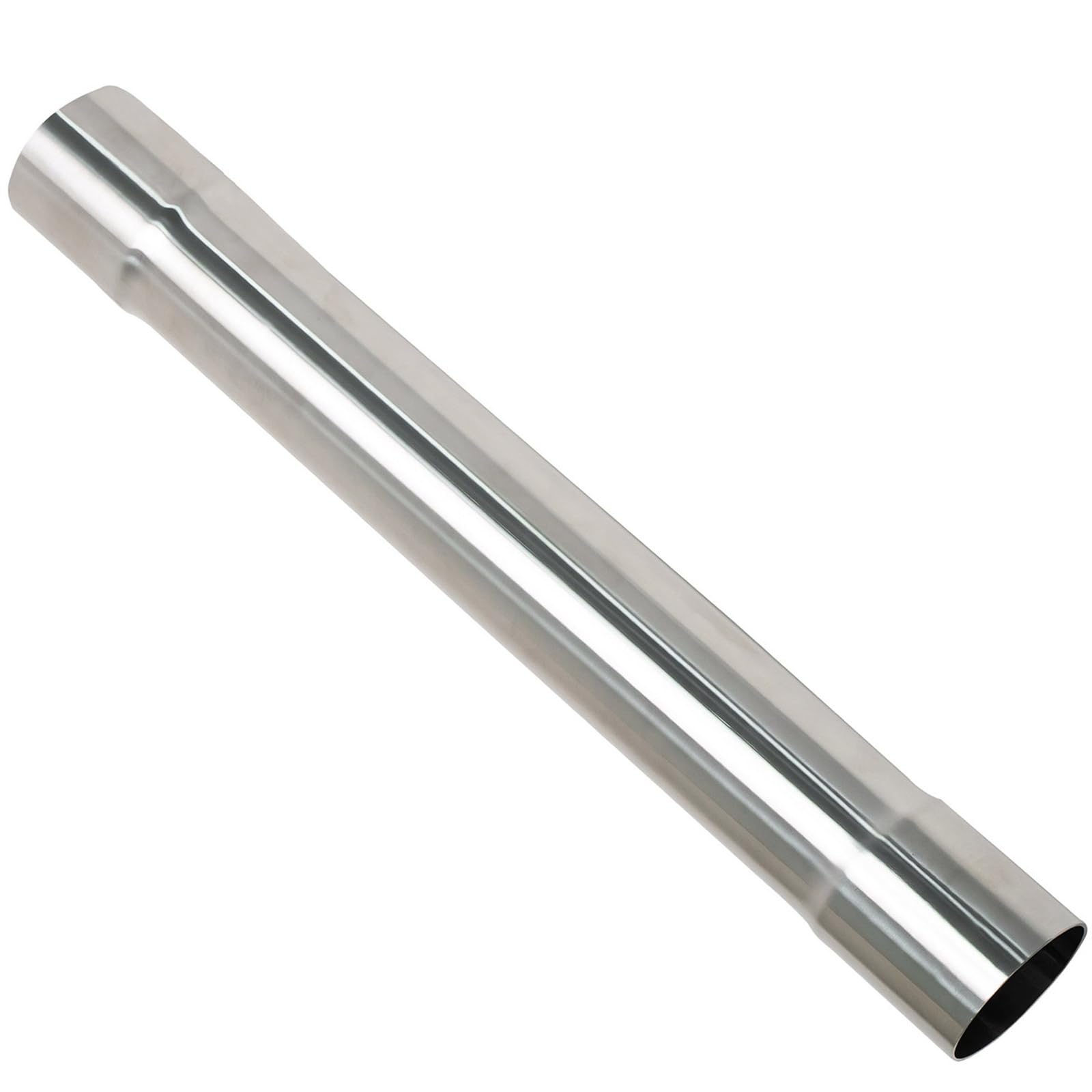 Photo 1 of 2.5 Inch Exhaust Pipe T304 Stainless Steel Exhaust Tubing (SS Tubo),Tailpipe 2 1/2"ID Length 30"Straight Tubing, Flared, Polished Finish,Universal Connector Adapter Tubo