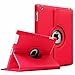 Fintie Rotating Case for iPad 4 / 3 / 2 - 360 Degree Rotating Smart Stand Protective Cover with Auto Wake/Sleep for iPad 4th Gen with Retina Display, iPad 3 & iPad 2,  Red primary