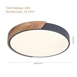 EDISLIVE Ceiling Light Dimmable 15 inch Modern