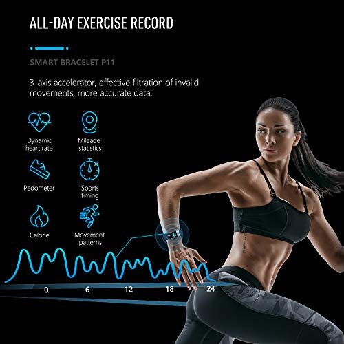 HalfSun Fitness Tracker, Activity Tracker Smart Bracelet with Heart