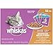 WHISKAS CHOICE CUTS Seafood Selections Variety Pack Wet Cat Food 3 Ounces (Box Of 4, 12-Count Each)