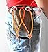 Toasis Slingshot Kit Including Outdoor Pocket Slingshot Belt Holster Pouch Clay Balls